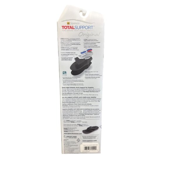 Spenco Total Support Original Semi-Rigid Orthotic Arch Support Insoles Men 12-13 - Picture 3 of 7
